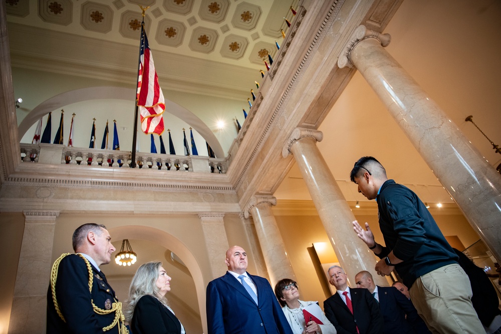 Italian Minister of Defense Guido Crosetto Visits Arlington National Cemetery