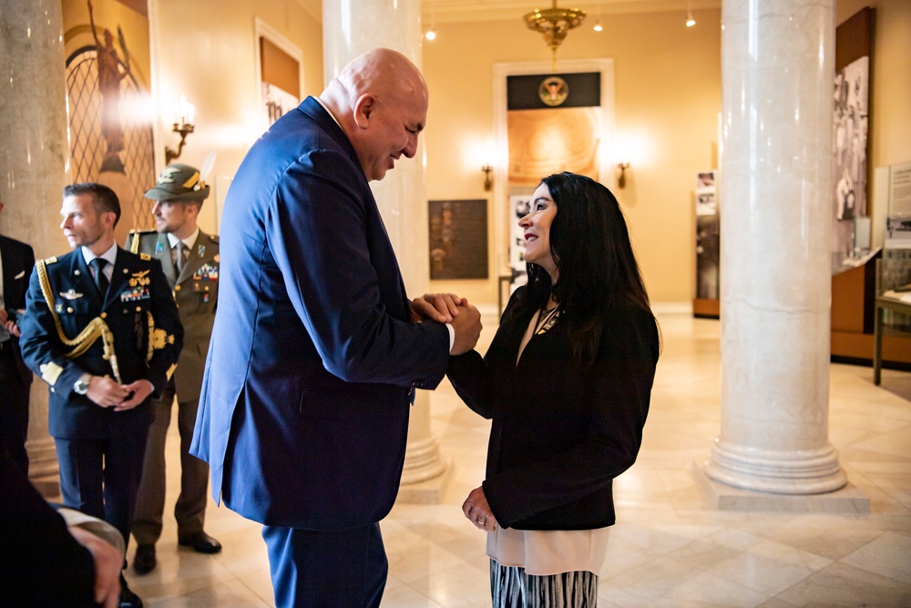 Italian Minister of Defense Guido Crosetto Visits Arlington National Cemetery