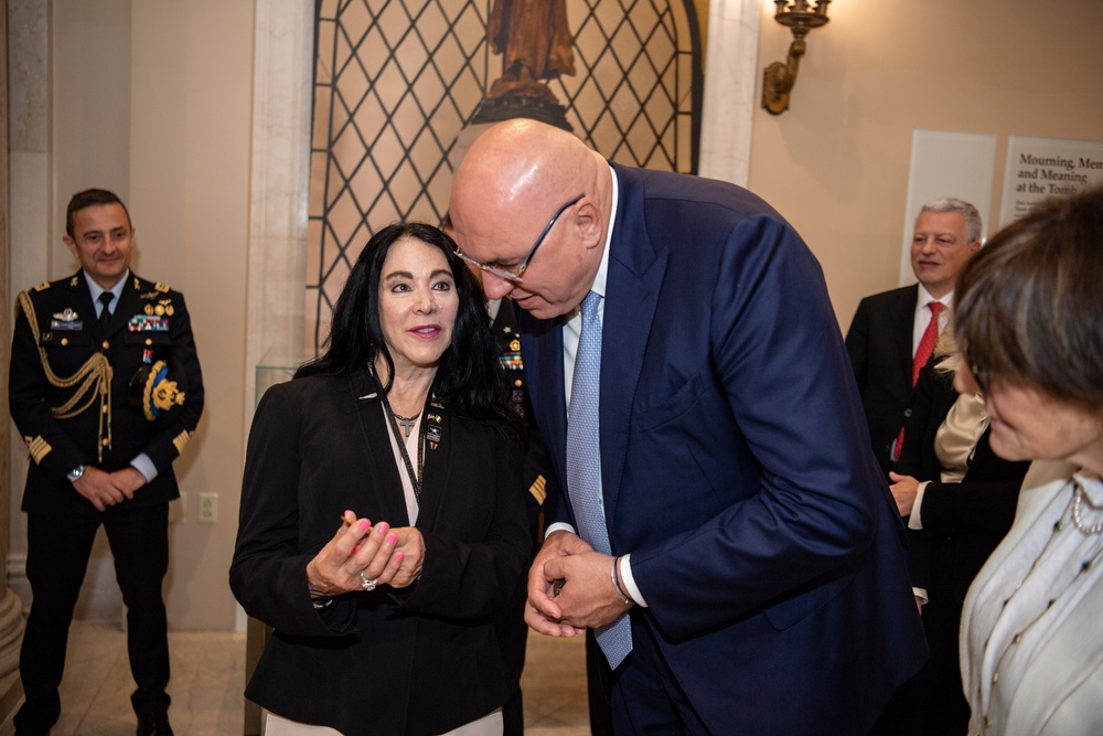 Italian Minister of Defense Guido Crosetto Visits Arlington National Cemetery