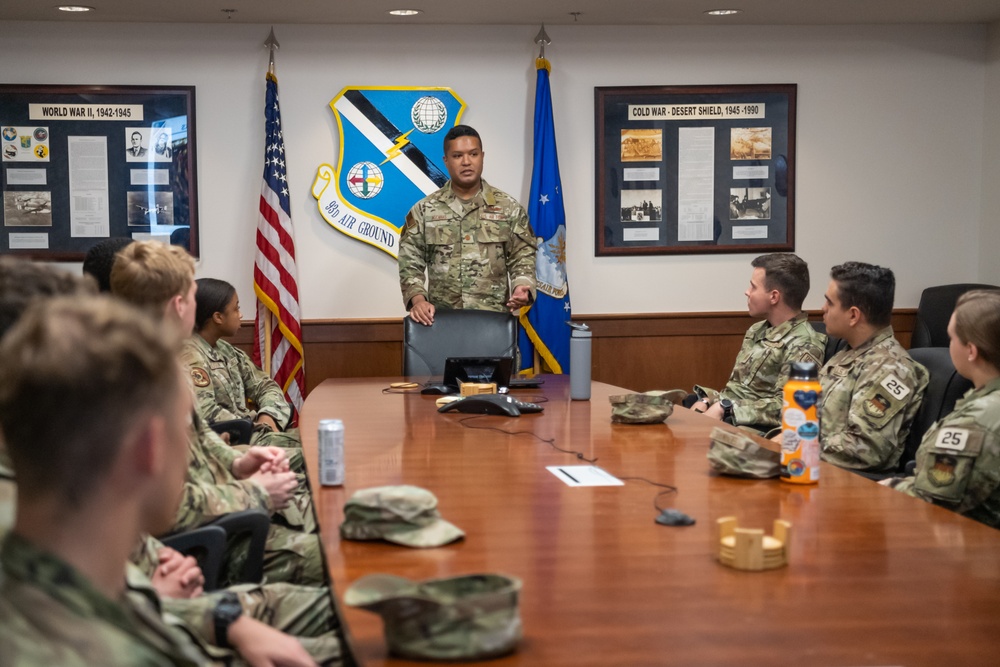 USAFA cadets visit 93 AGOW