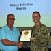 NAMRU San Antonio Civilian earns Time-in-Service Award