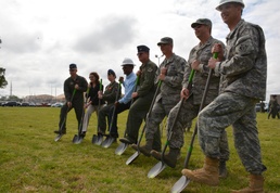 Reserve AWACS unit breaks ground on new facility