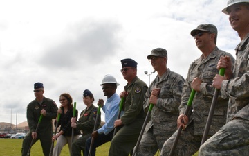 Reserve AWACS unit breaks ground on new facility