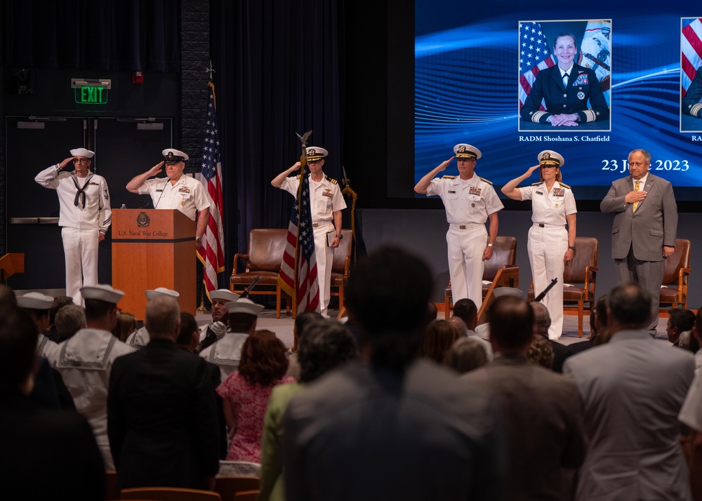 June 23, 2023 -- U.S. Naval War College Change of Command Ceremony