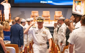 U.S. Naval War College Holds Change of Command Ceremony