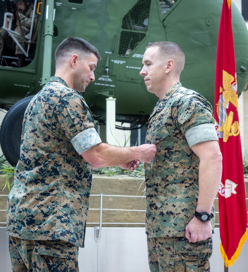 Lt. Col. Amthor Retirement Ceremony