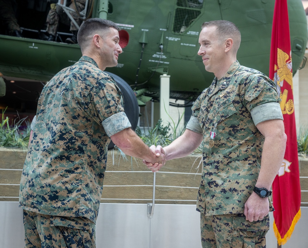 Lt. Col. Amthor Retirement Ceremony
