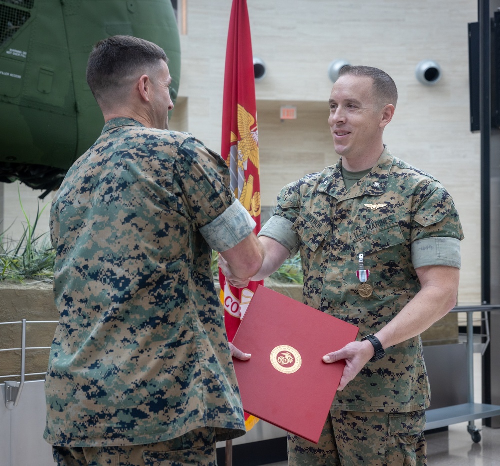 Lt. Col. Amthor Retirement Ceremony