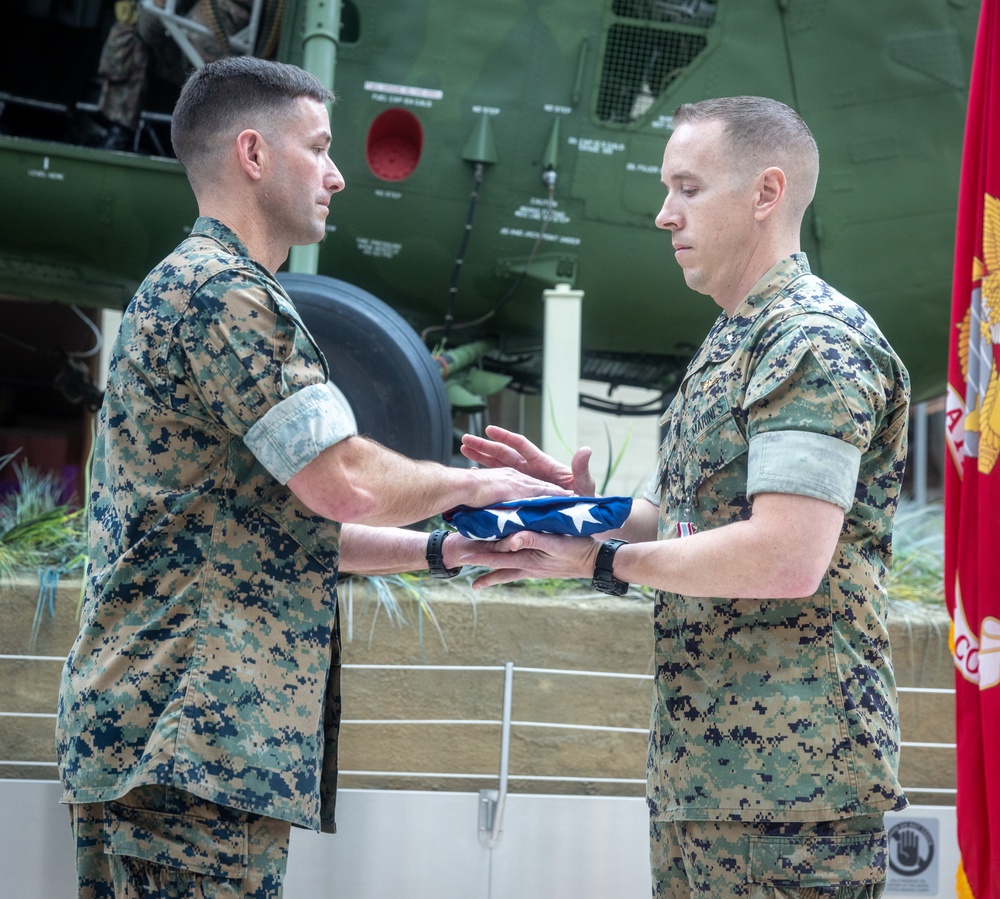 Lt. Col. Amthor Retirement Ceremony