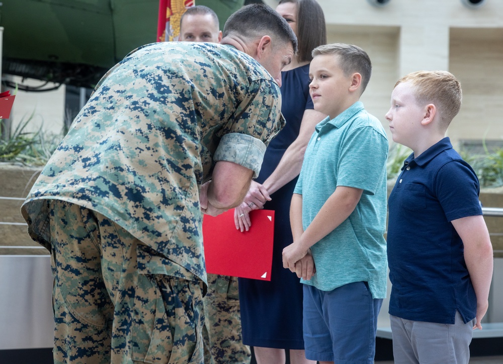 Lt. Col. Amthor Retirement Ceremony