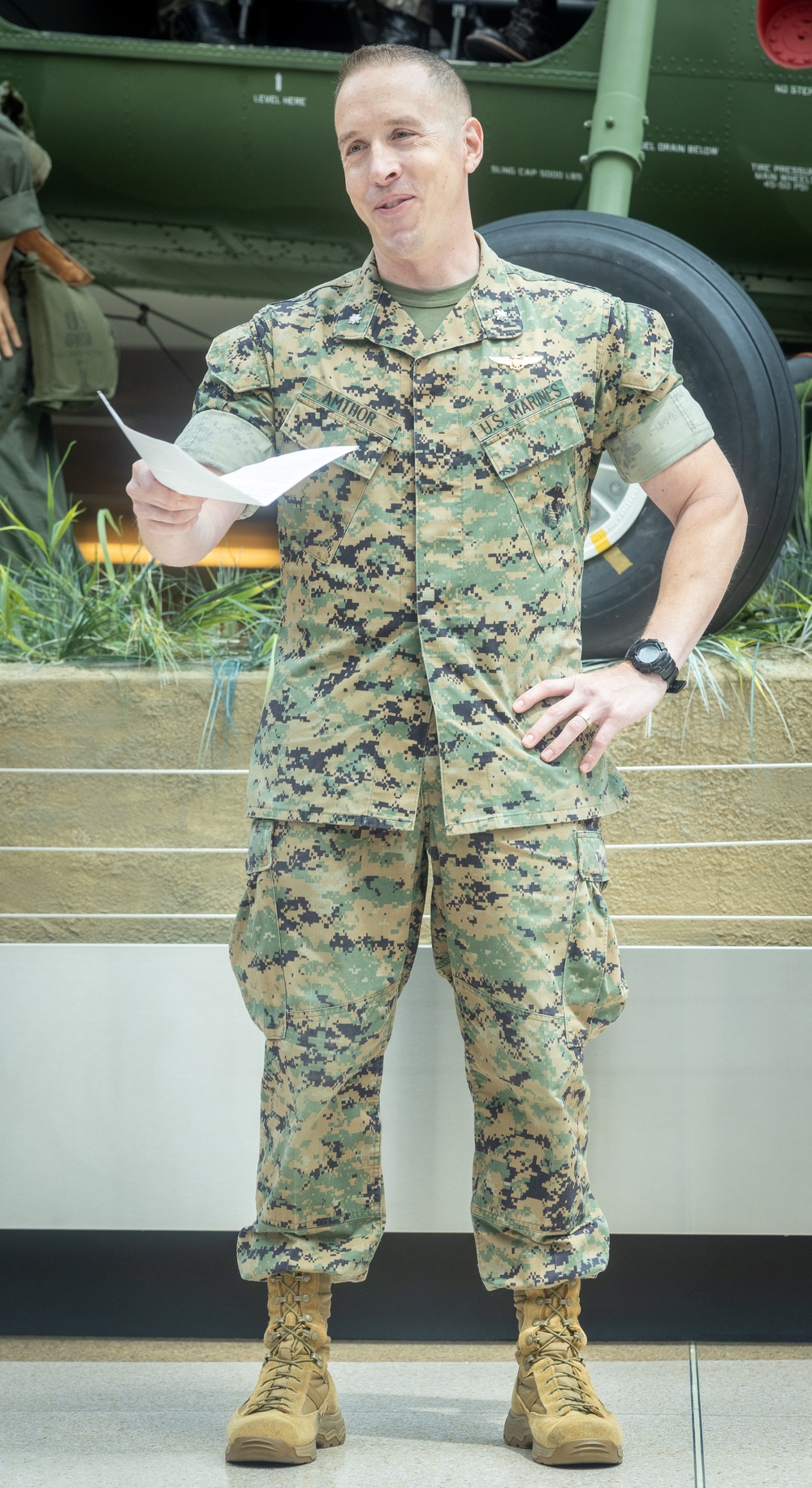 Lt. Col. Amthor Retirement Ceremony