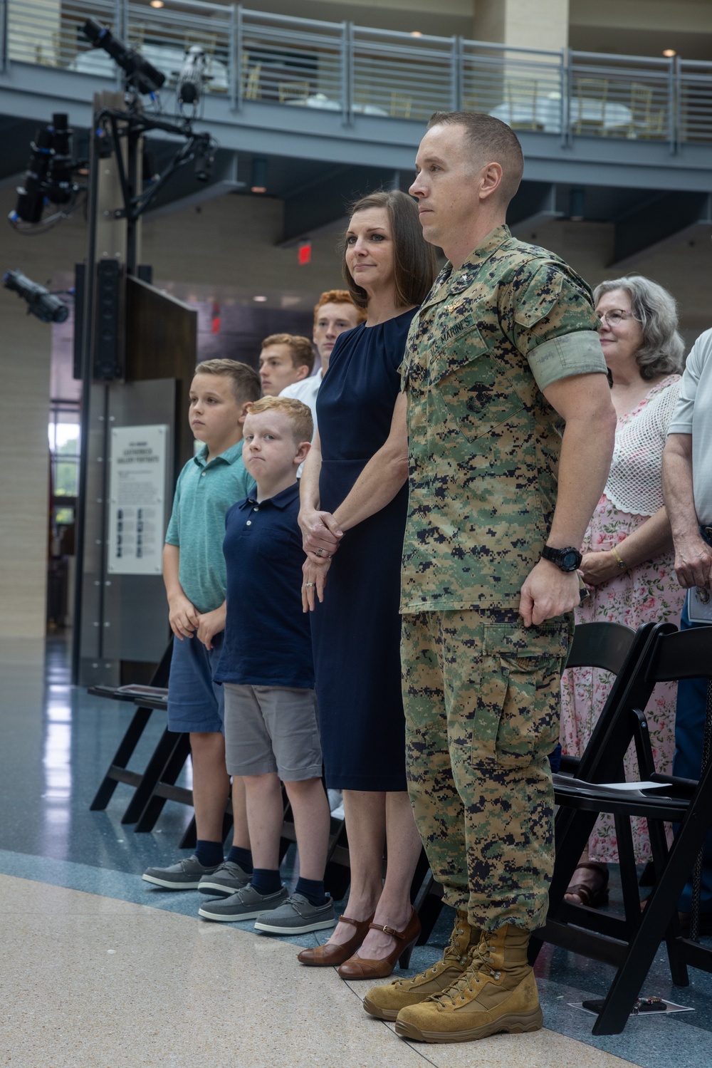 Lt. Col. Amthor Retirement Ceremony
