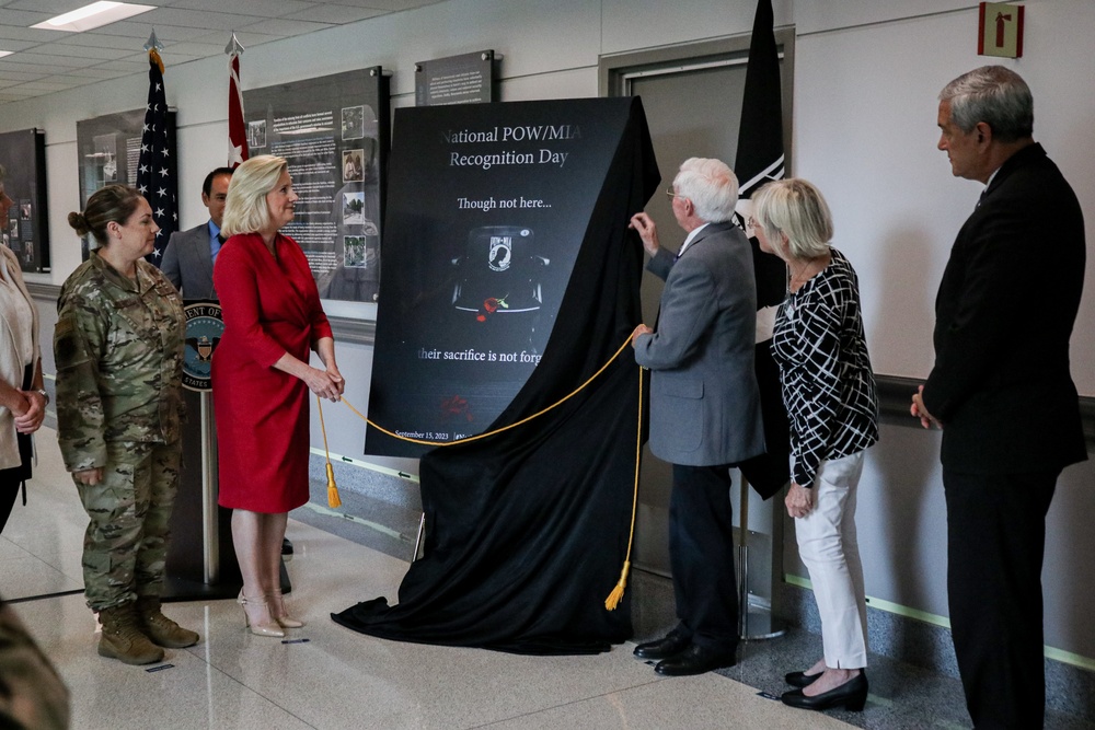 Defense POW/MIA Accounting Agency Poster Unveiling Ceremony