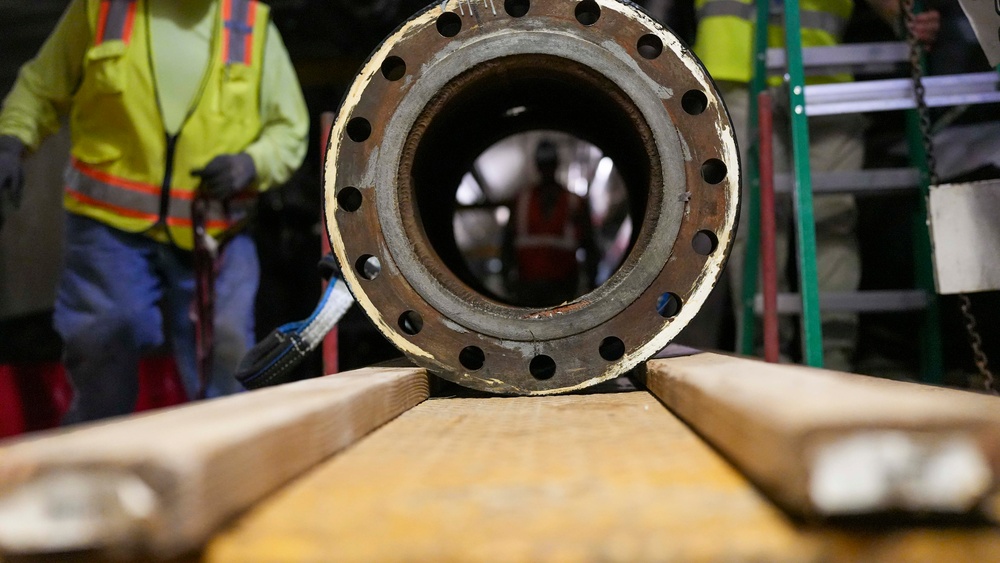 JTF-RH Removes Spool Piece for Modification
