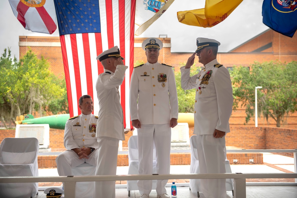 USS Florida (SSGN 728) (Blue) Change of Command