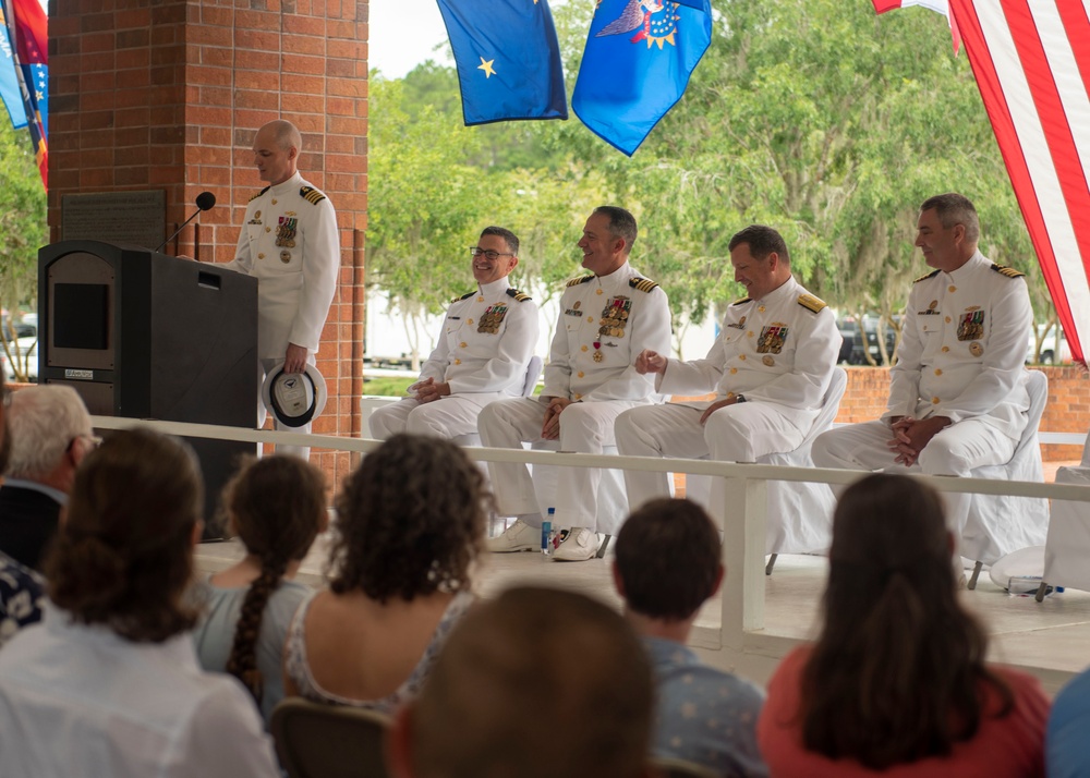 USS Florida (SSGN 728) (Blue) Change of Command