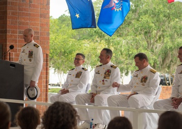 USS Florida (SSGN 728) (Blue) Change of Command