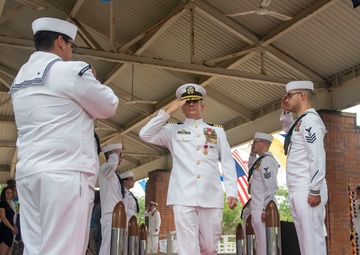 USS Florida (SSGN 728) (Blue) Change of Command