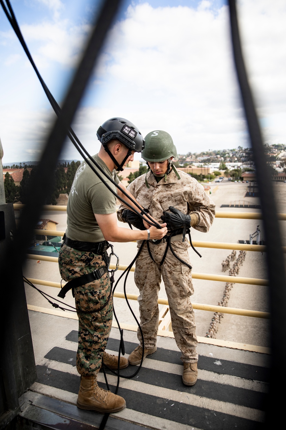 India Company Rappel Tower