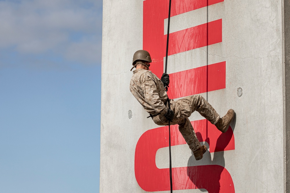 India Company Rappel Tower