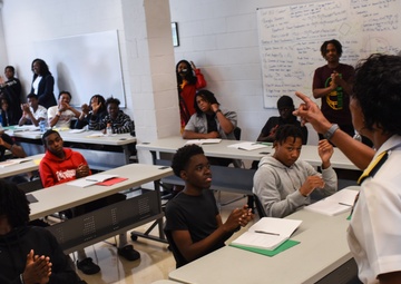 Rear Adm. Tracy Hines Visits Columbus Ohio