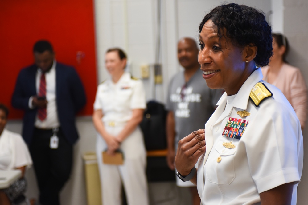 DVIDS - News - Rear Admiral Tracy Hines Visits Columbus as part of Navy ...