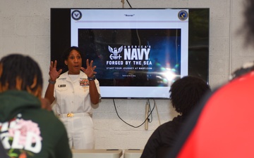 Rear Admiral Tracy Hines Visits Columbus as part of Navy Community Outreach Executive Outreach Visit