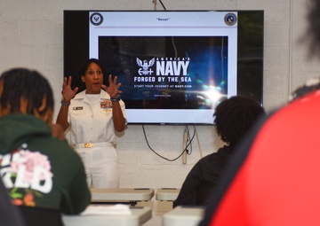 Rear Adm. Tracy Hines Visits Columbus Ohio
