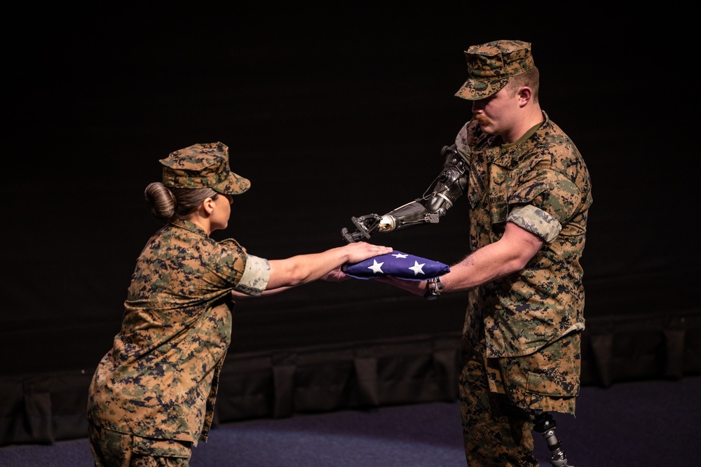 U.S. Marine Corps Sgt. Tyler Vargas-Andrews Retirement