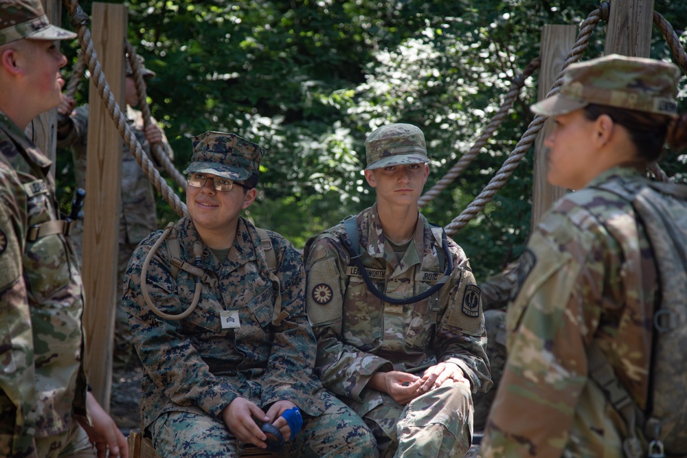 JROTC CADETS FROM EAST KANSAS VISIT FORT RILEY