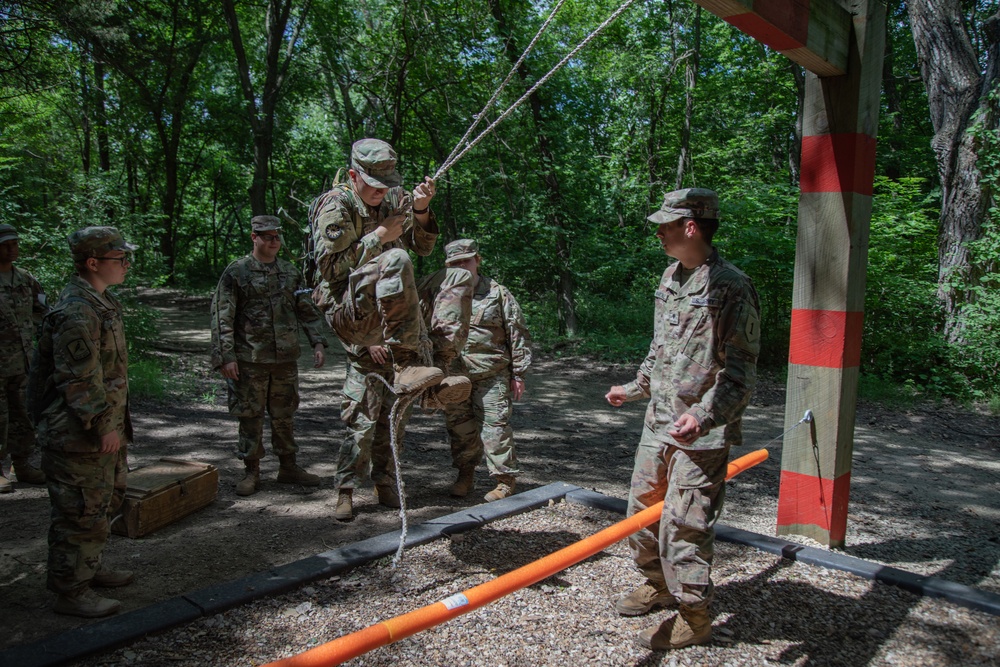 JROTC CADETS FROM EAST KANSAS VISIT FORT RILEY