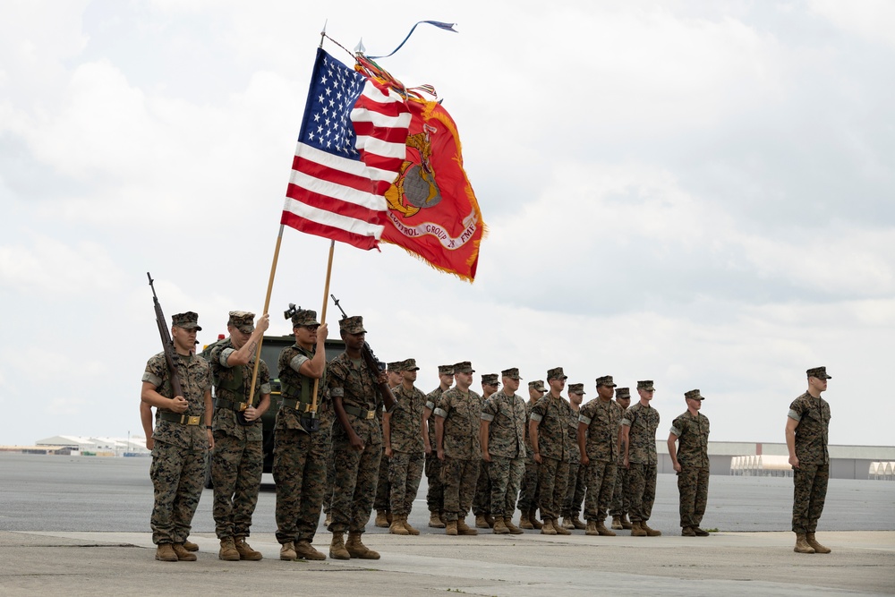 Master Sgt. Christopher Lisle retires on MCAS Cherry Point