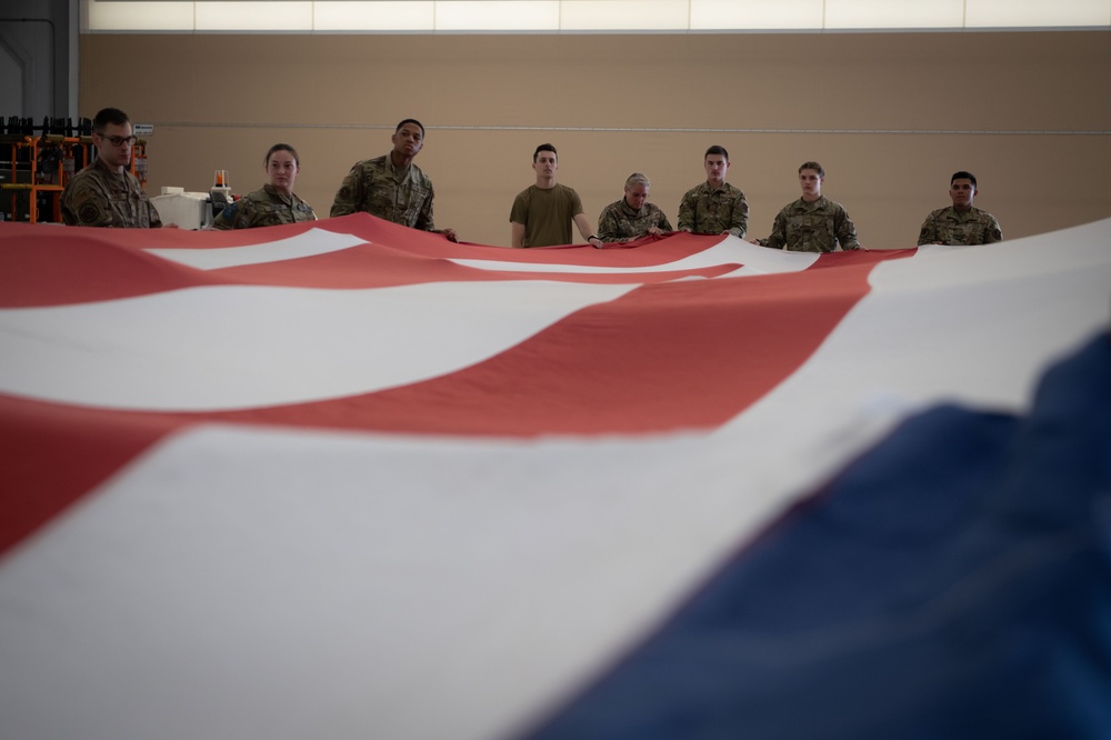 Active, Guard, and Reserve Honor Guard Members Train at 179th Airlift Wing