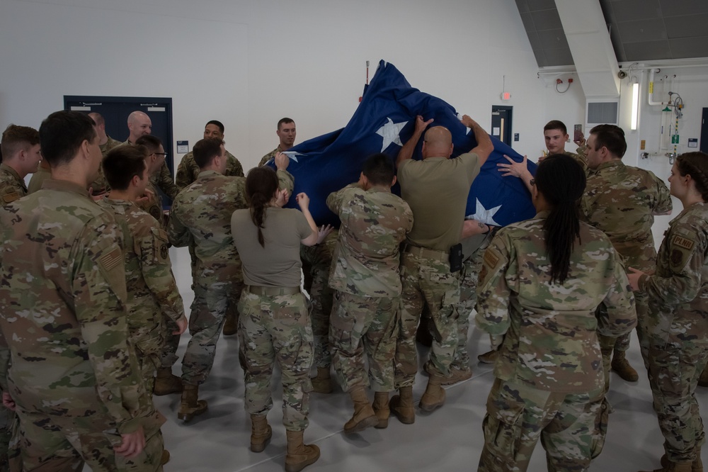Active, Guard, and Reserve Honor Guard Members Train at 179th Airlift Wing
