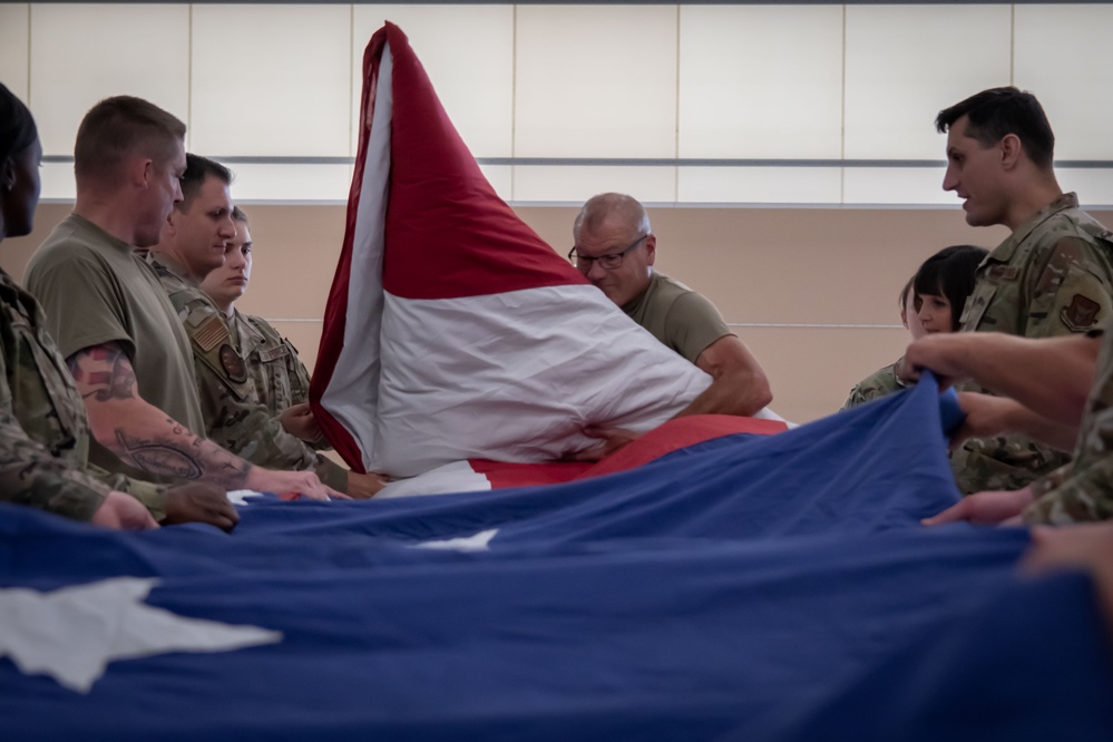 Active, Guard, and Reserve Honor Guard Members Train at 179th Airlift Wing