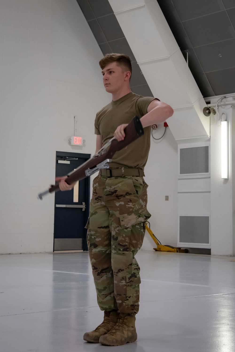 Active, Guard, and Reserve Honor Guard Members Train at 179th Airlift Wing