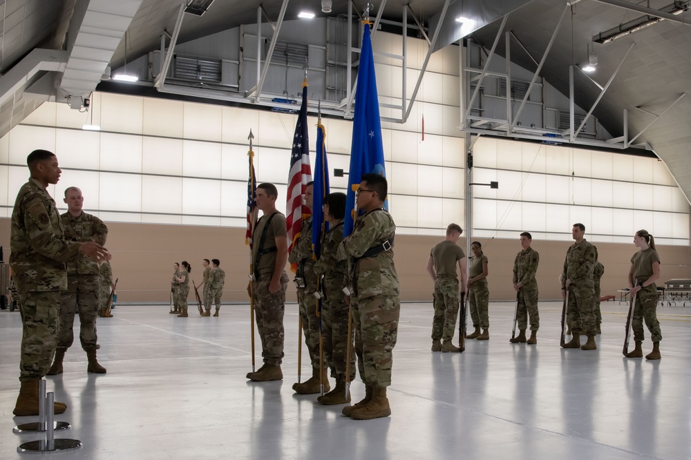 Active, Guard, and Reserve Honor Guard Members Train at 179th Airlift Wing