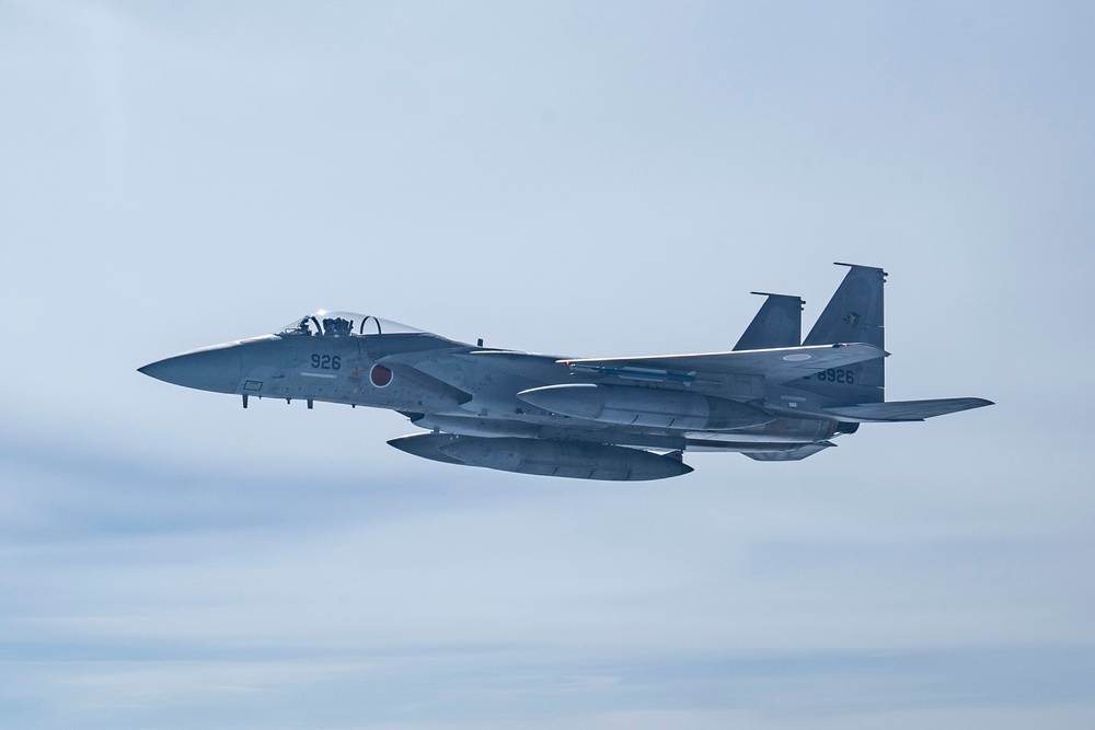 92nd ARW gas up JASDF F-15s and 80th FS F-16s during RF-A 23-2