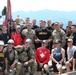 Soldiers with the 10th Mountain Division complete the Hewitt Relay