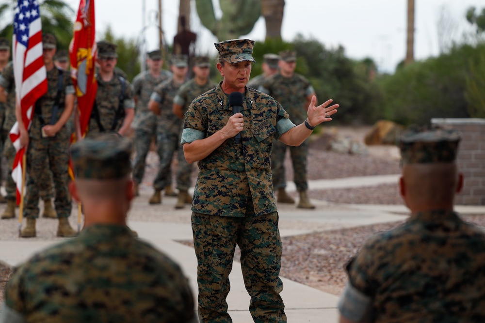 Combat Logistics Battalion-2 Change of Command Ceremony