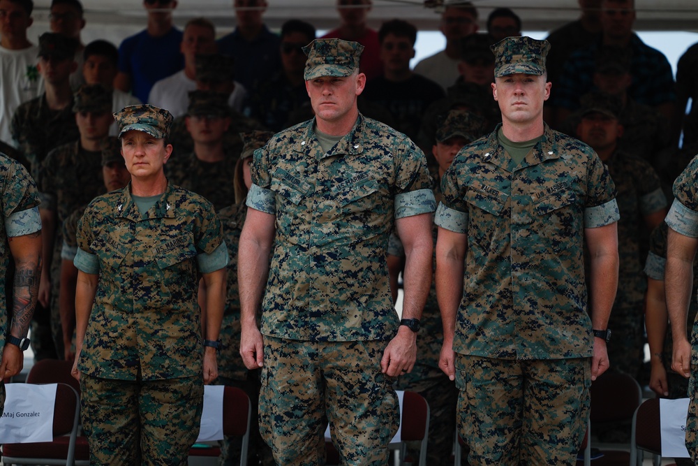 Combat Logistics Battalion-2 Change of Command Ceremony