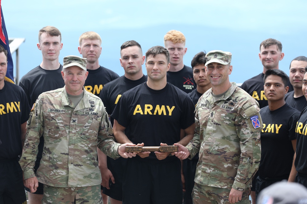 Soldiers with the 10th Mountain Division complete the Hewitt Relay Soldiers with the 10th Mountain Division complete the Hewitt Relay