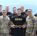 Soldiers with the 10th Mountain Division complete the Hewitt Relay