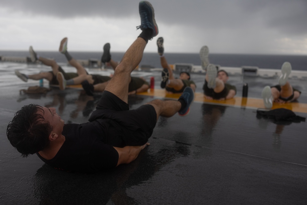 Corporal’s Course aboard USS America