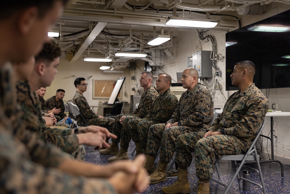 Corporal’s Course aboard USS America