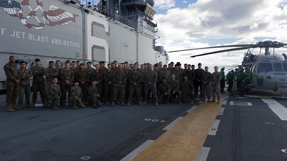 Corporal’s Course aboard USS America