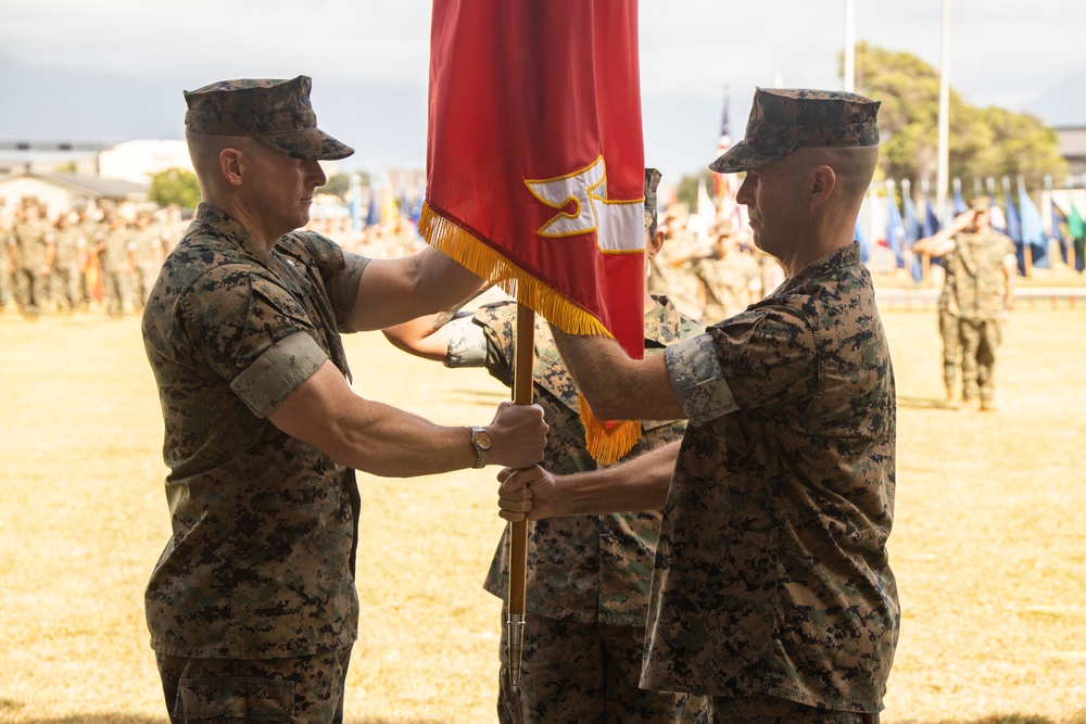 Headquarters Battalion, MCBH Change of Command Ceremony