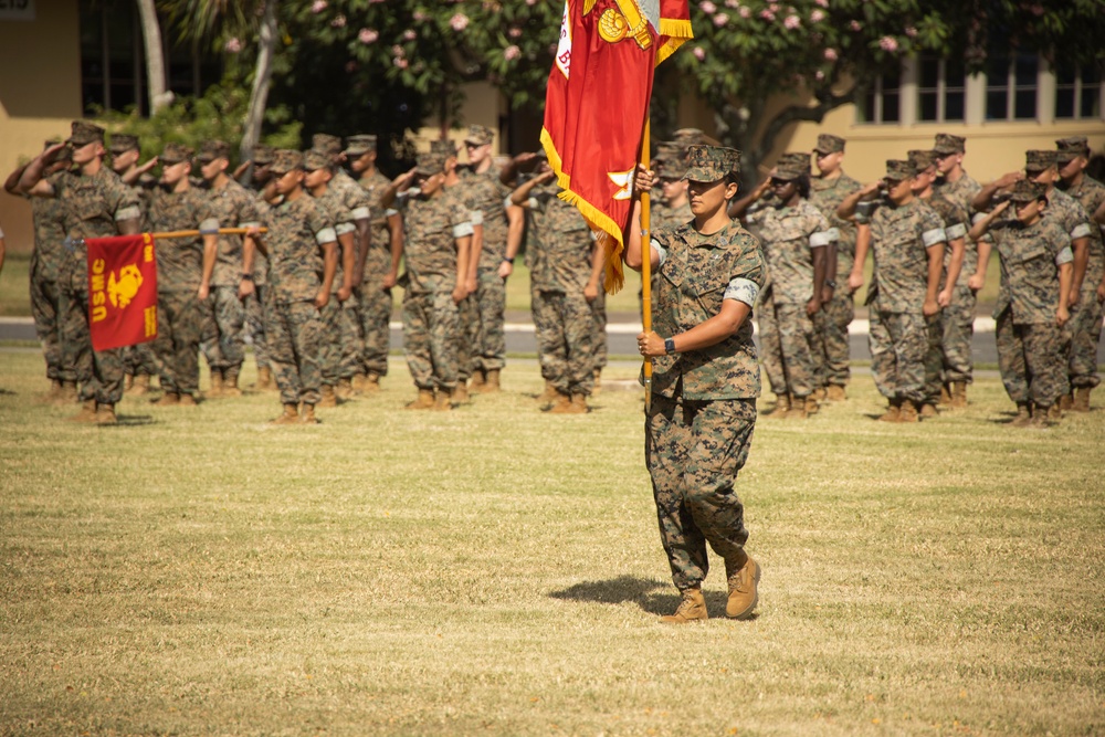 Headquarters Battalion, MCBH Change of Command Ceremony