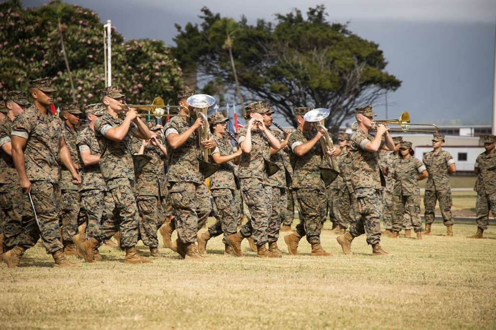 Headquarters Battalion, MCBH Change of Command Ceremony