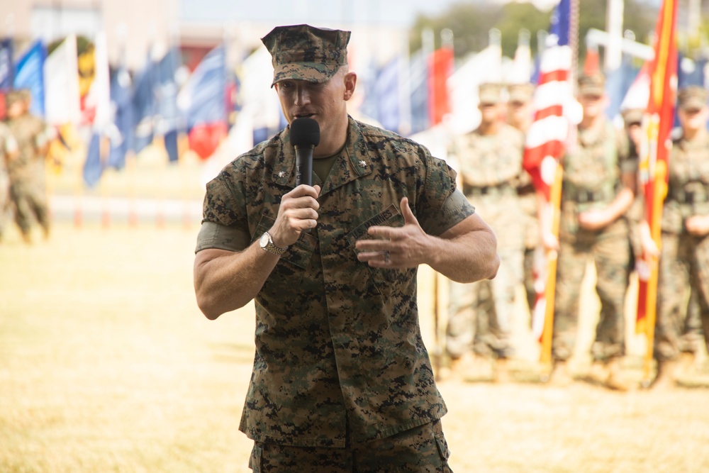 Headquarters Battalion, MCBH Change of Command Ceremony